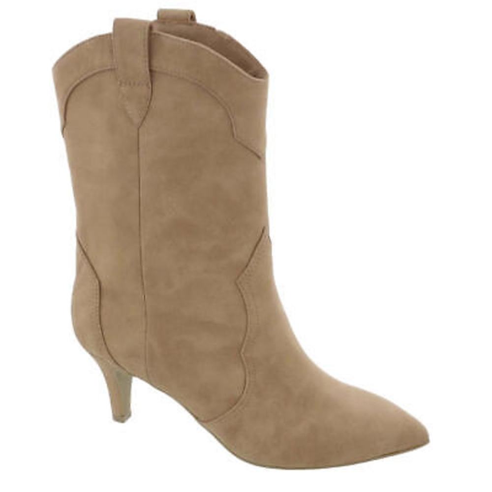 DV Dolce Vita Andres Tan Western Boots Pointed Toe Size 7.5 NEW